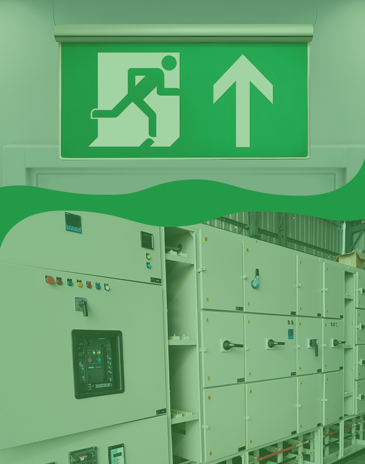 تابلو برق و علائم راهنما